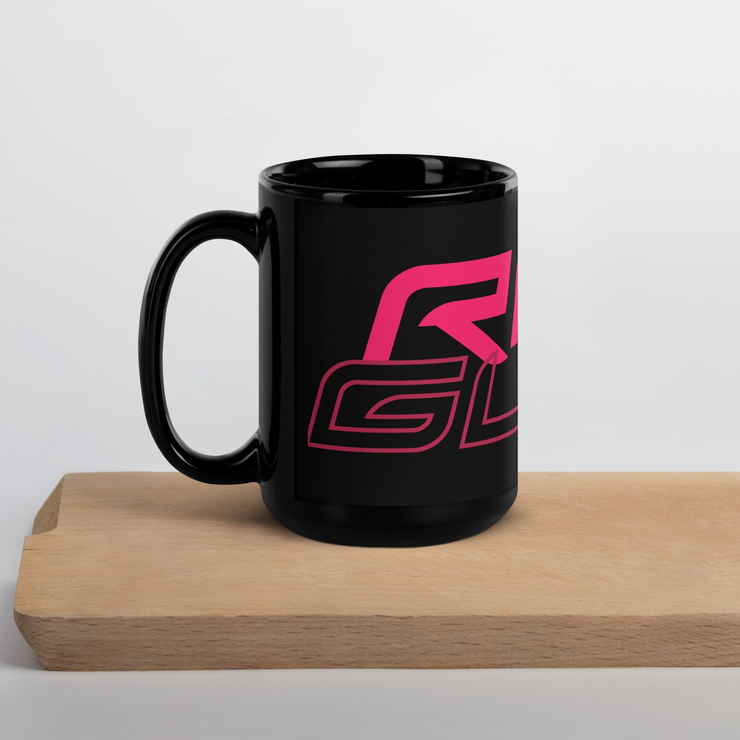 RHDGUYS Black Glossy Mug