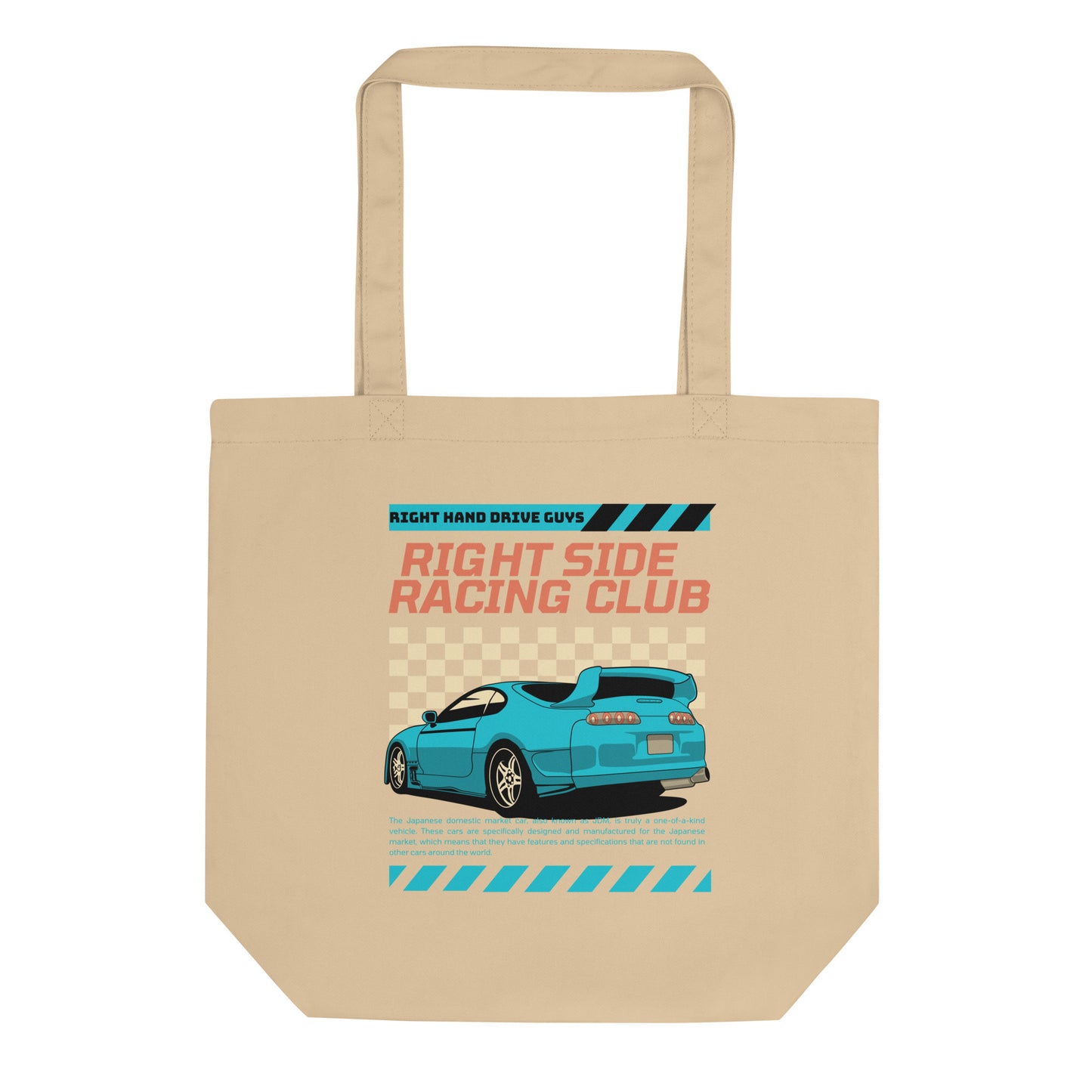 Right Side Racing Tote Bag