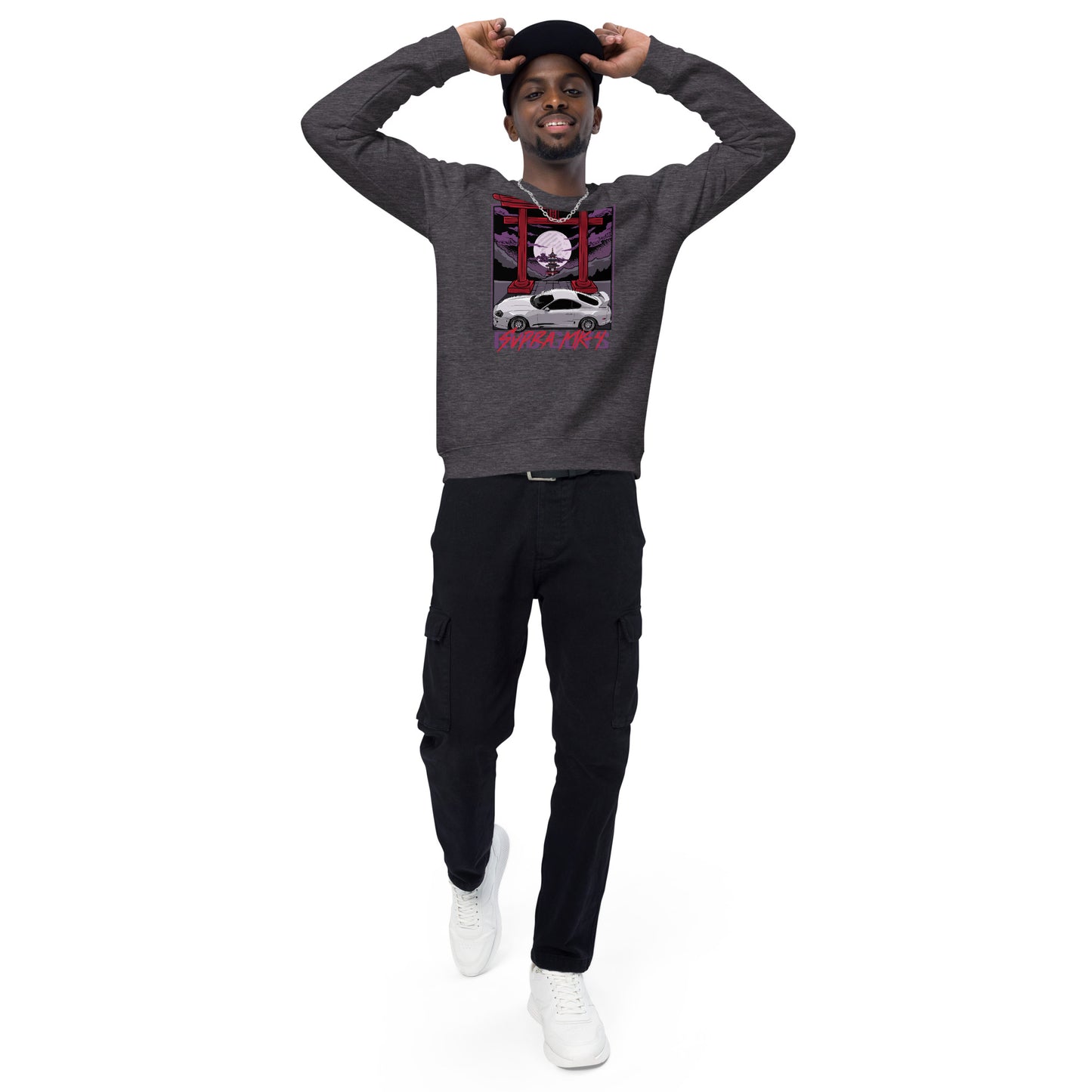 MK4 Unisex organic raglan sweatshirt