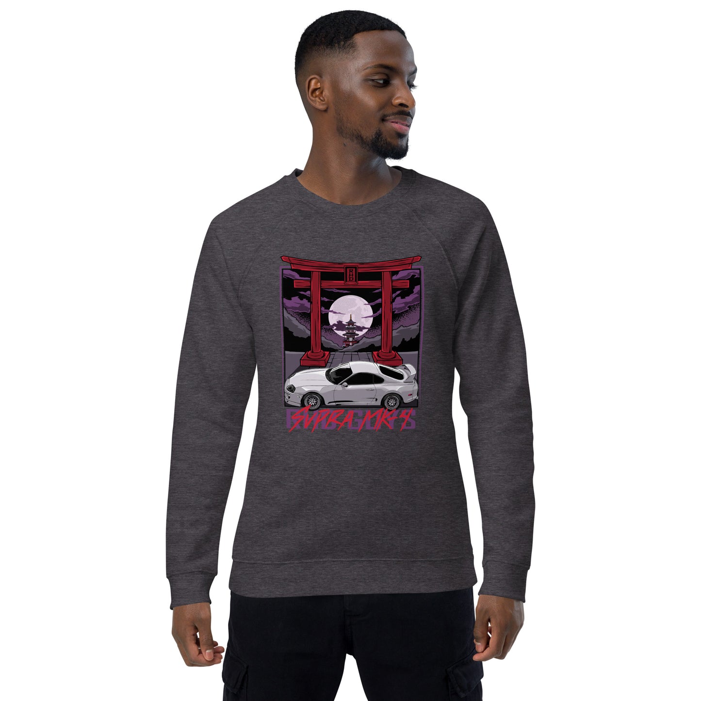 MK4 Unisex organic raglan sweatshirt