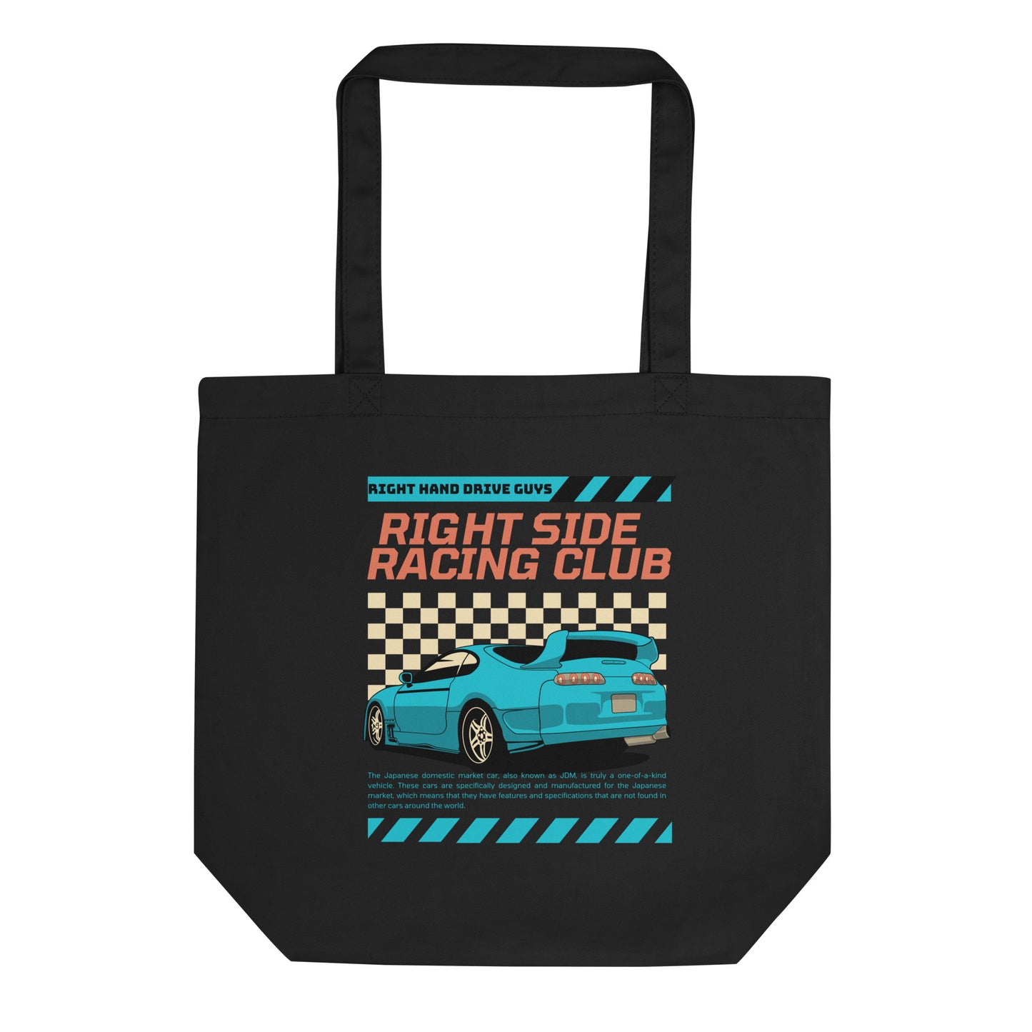 Right Side Racing Tote Bag