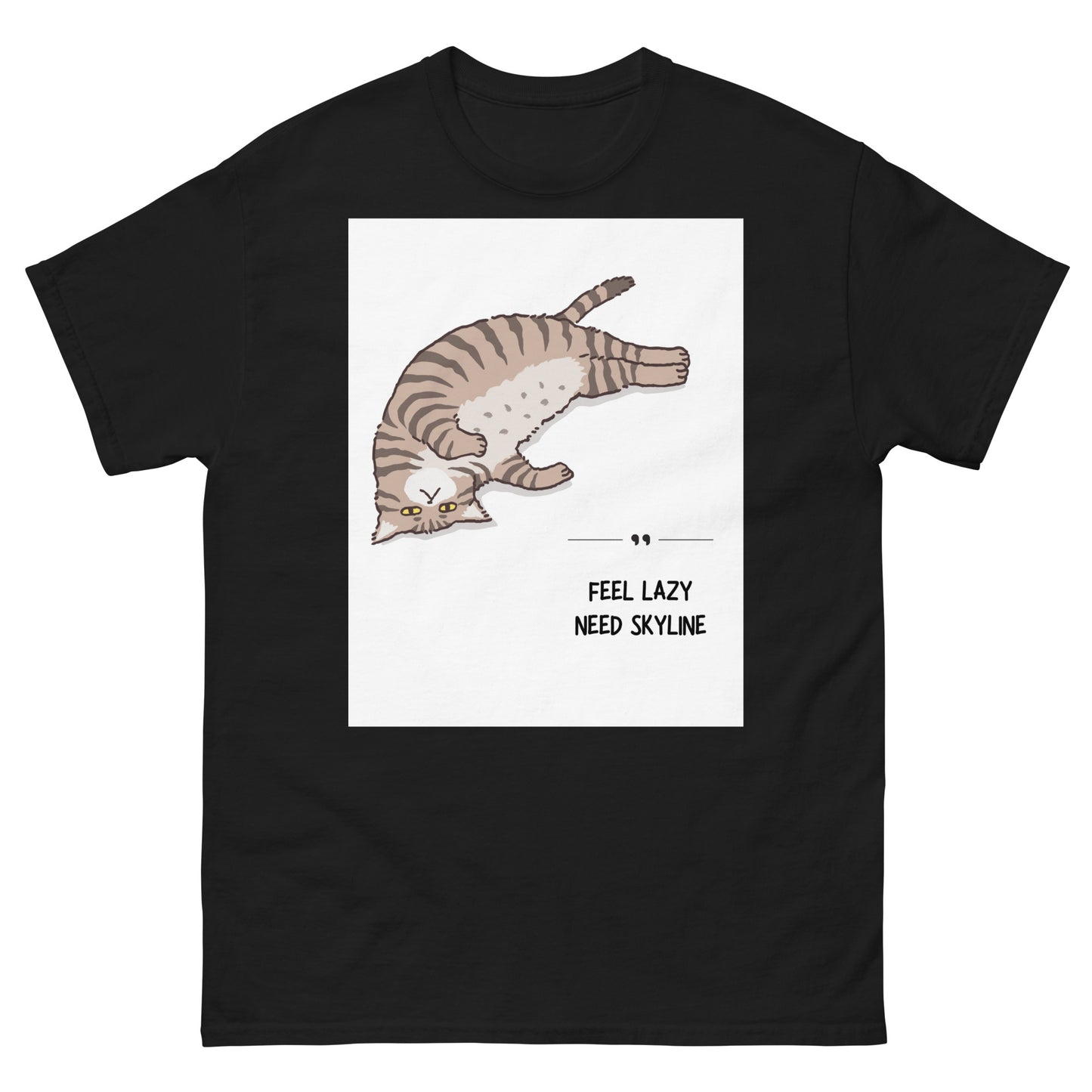 Skyline Kitty Men's classic tee