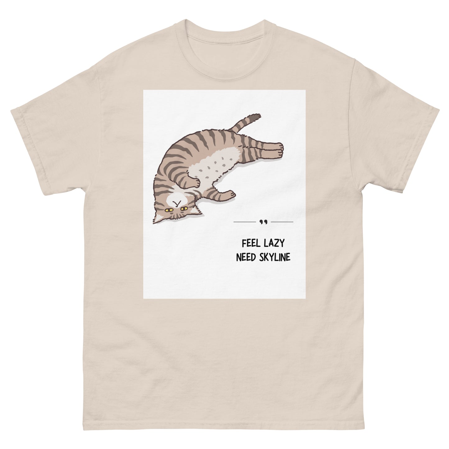 Skyline Kitty Men's classic tee