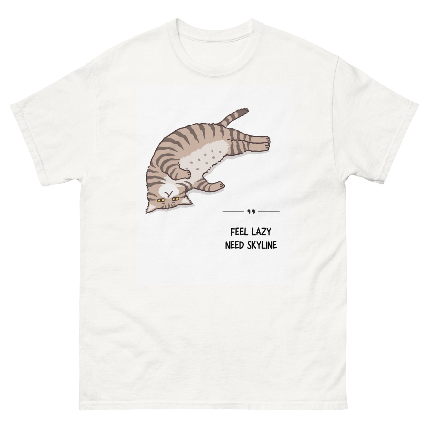 Skyline Kitty Men's classic tee